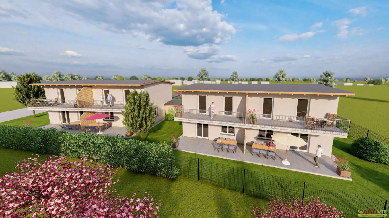 Neuwertige Wohnanlage als Investment. - 4 Tops Erstbezug. - Im Süden von Fürstenfeld.